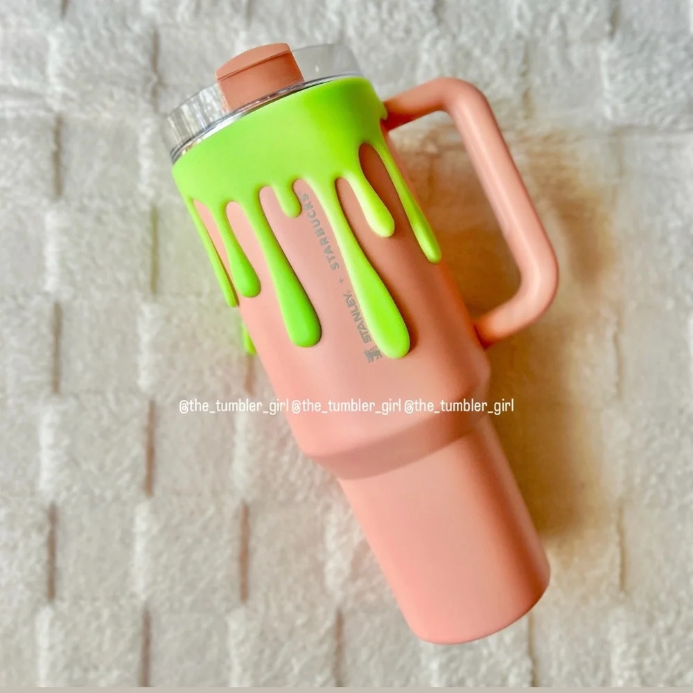 Target Bullseye Halloween Glow-in-the-Dark Slime Stanley Cup Sleeve